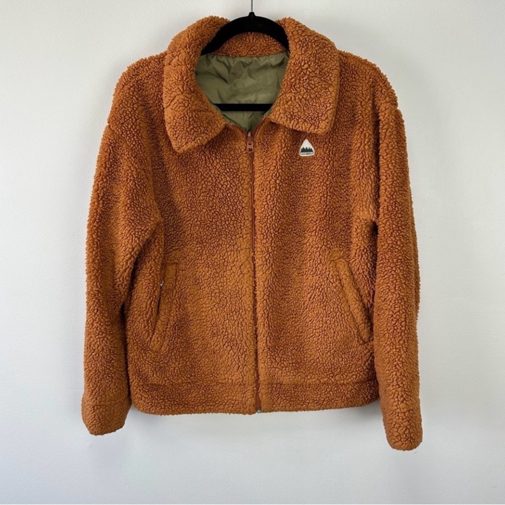 Burton Lynx Fleece Sherpa Reversible Jacket Coat-Sm